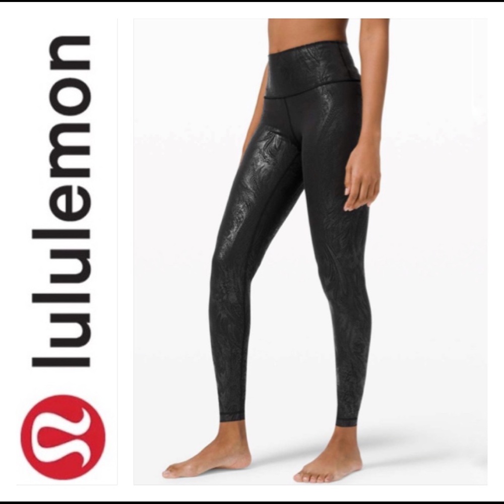 Lululemon 2021 Special Edition  Wunder Under High-Rise Tight 28" Shine Foul